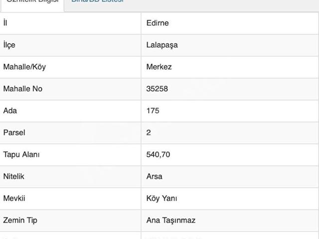 Lalapaşa içerisinde satılık Dükkan