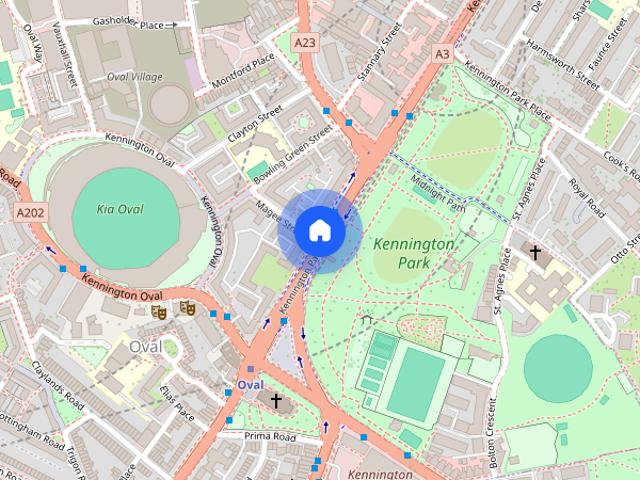 Apartment for rent in Oval, Greater London