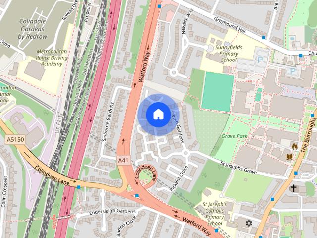 House for rent in Hendon Central, The Hyde