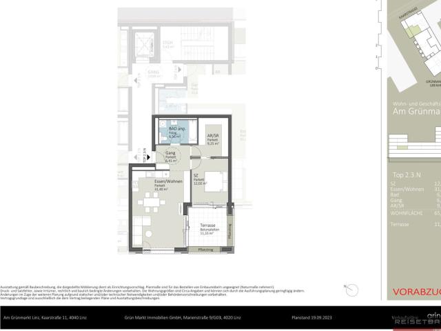 Etagenwohnung kaufen in Linz