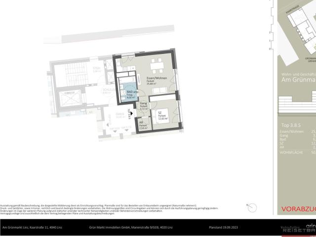 Etagenwohnung kaufen in Linz