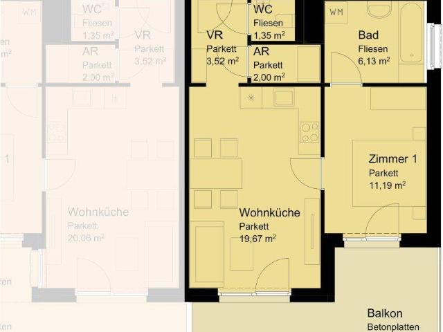 Apartment mieten in Donaustadt, Wien