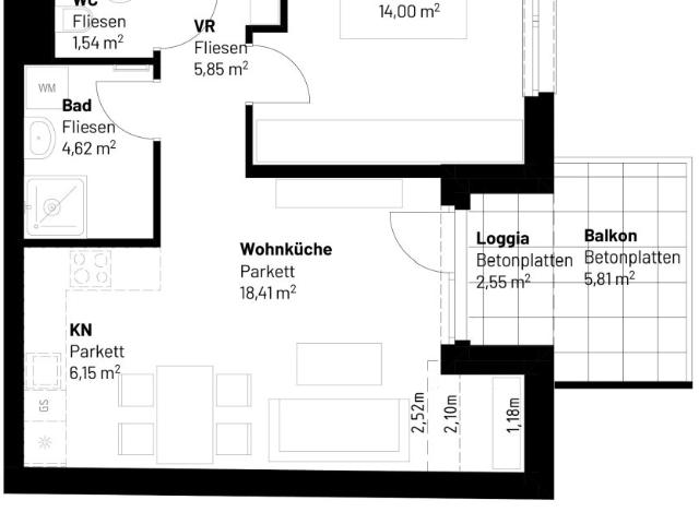 Apartment mieten in Donaustadt, Wien