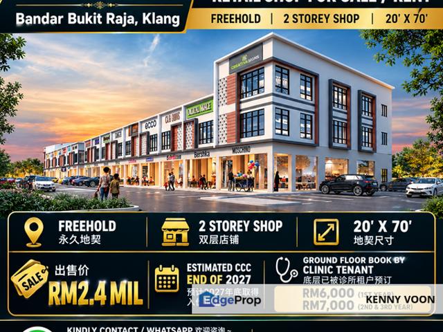 Shop for sale in Port Klang, Selangor