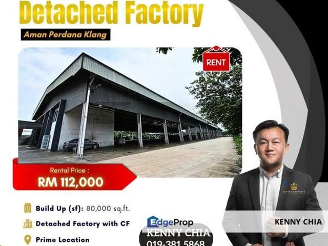 Warehouse for rent in Port Klang, Selangor