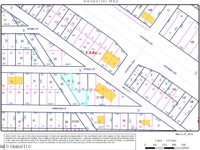 Land for sale in Waveland, Mississippi