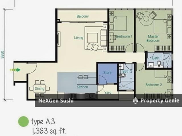 Serviced Residence for rent in Kajang, Langat