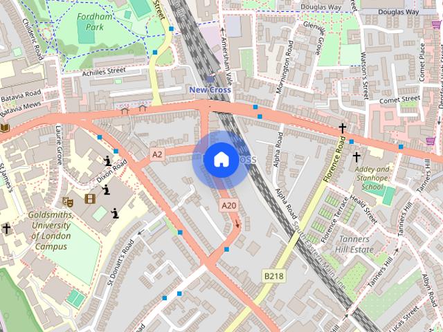 Apartment for rent in London Borough of Lewisham, New Cross