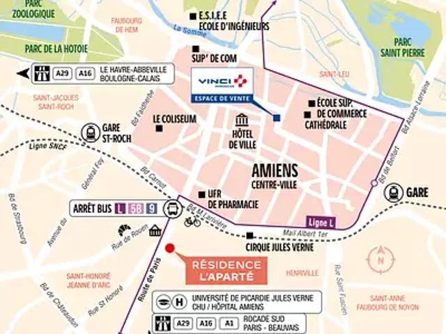 Appartement vente à Amiens