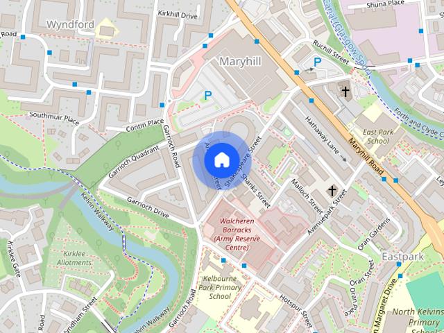 Apartment for rent in North Kelvinside, Glasgow