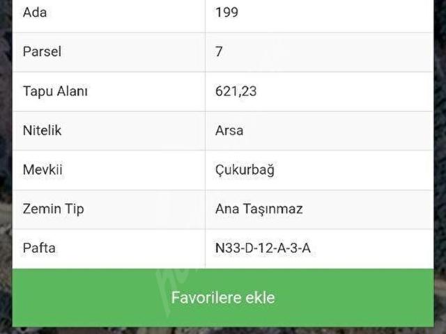 Çamliyayla, Mersin içerisinde satılık Arsa