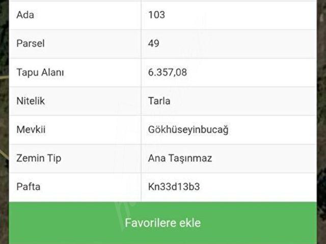 Körmenlik, Çamlıyayla içerisinde satılık Arsa