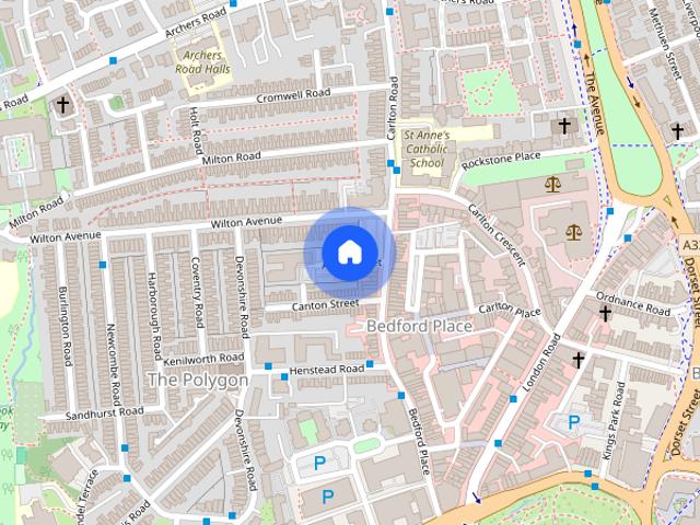 Apartment for rent in The Polygon, City Of Southampton