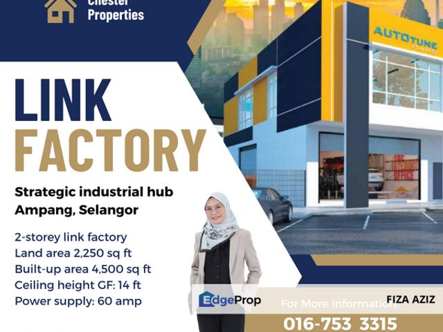 Warehouse for sale in Langat, Selangor