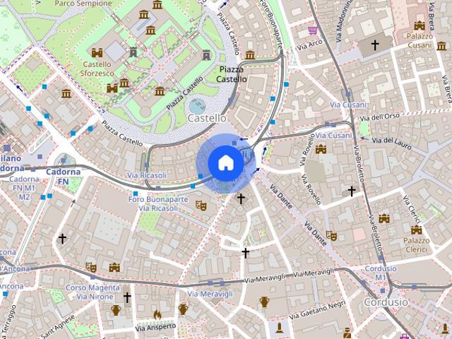 Stanza in affitto a Municipio 1, Milano