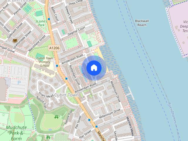 Apartment for rent in Cubitt Town, Greater London