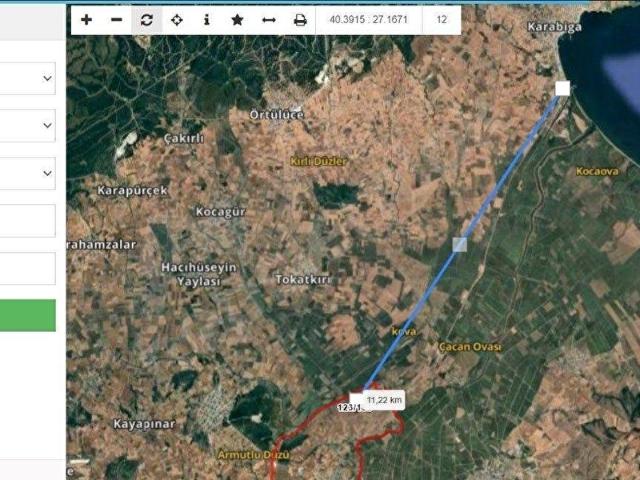 Adliye, Biga içerisinde satılık Arsa
