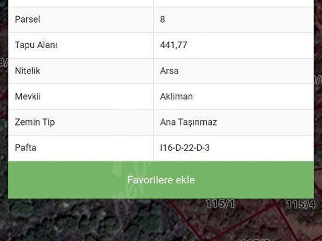 Ayvacik, Çanakkale içerisinde satılık Arsa