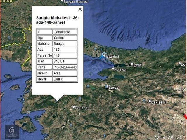 Yenice, Çanakkale içerisinde satılık Arsa