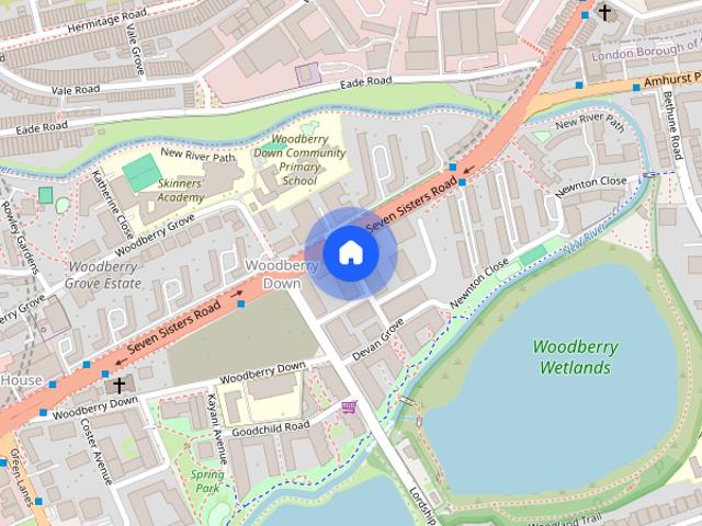 Apartment for rent in Woodberry Down, Stamford Hill