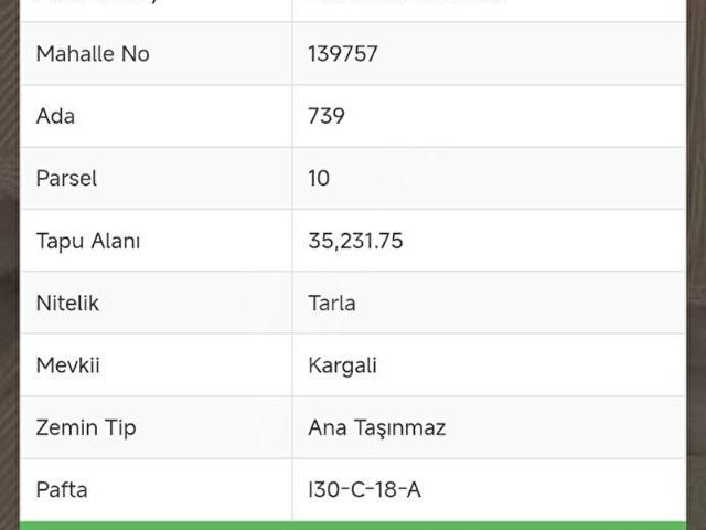 Han, Balâ içerisinde satılık Arsa