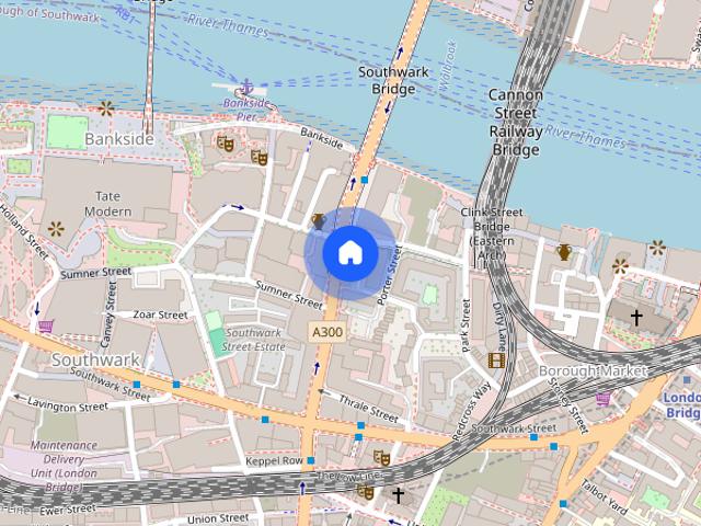 Apartment for rent in Bankside, Greater London