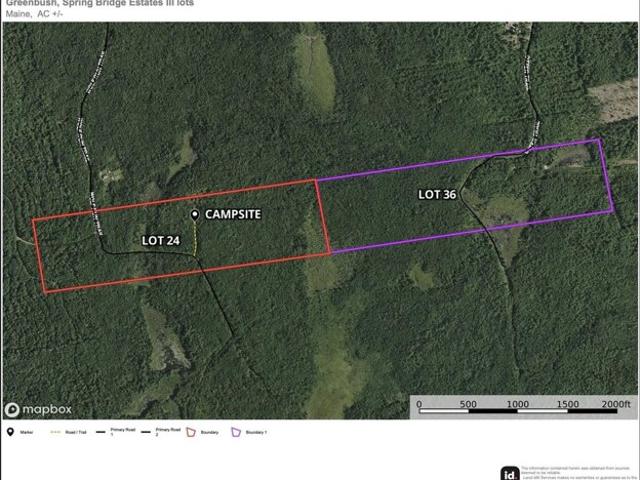 Land for sale in Greenbush, Maine