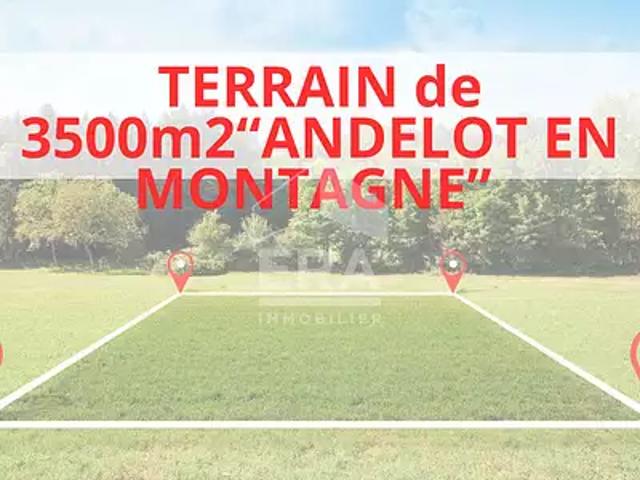 Terrain vente à Lons-le-Saunier, Andelot-en-montagne