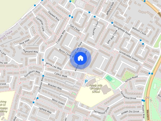 House for rent in Chadsmoor, Staffordshire