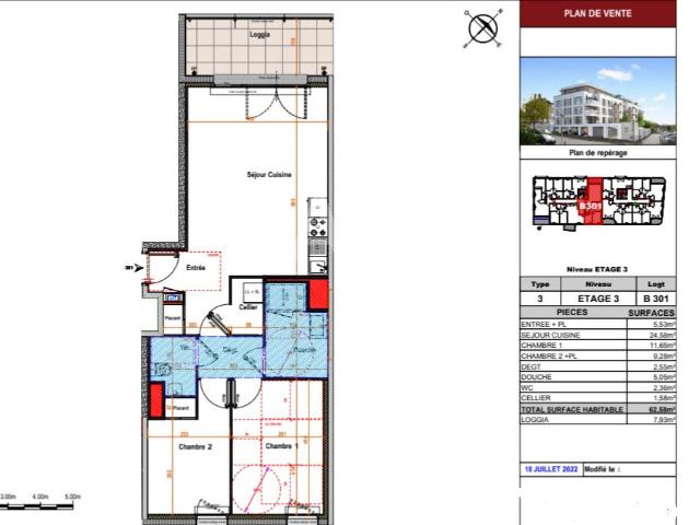 Appartement vente à Angers