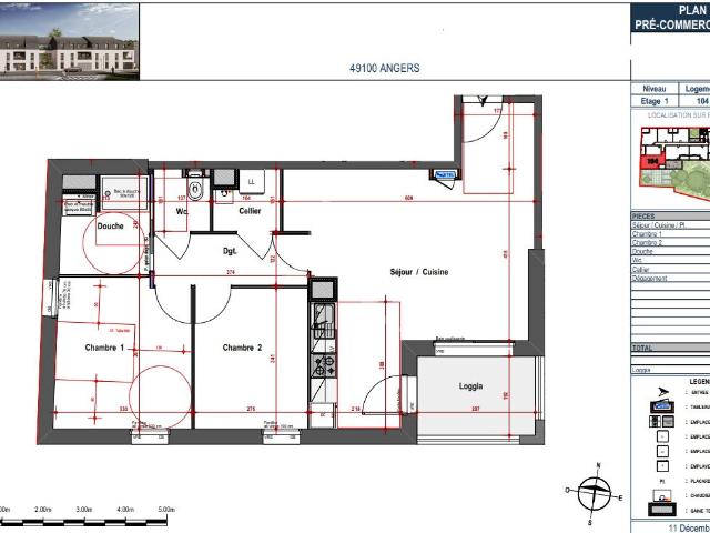 Appartement vente à Angers