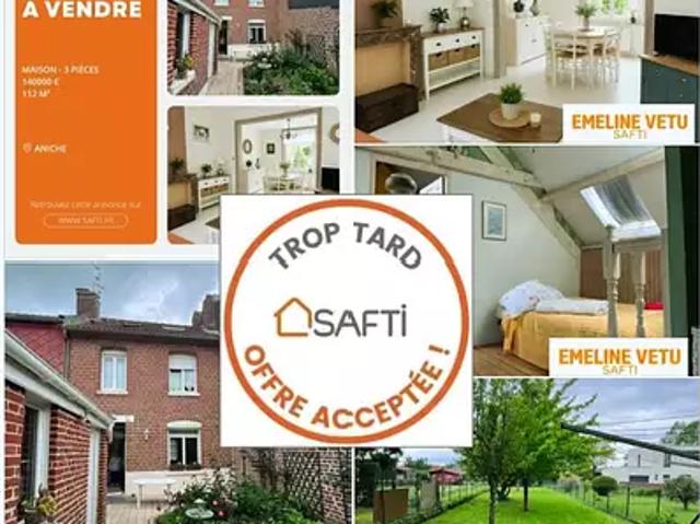 Maison vente à Douai, Aniche
