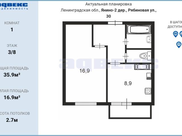 Квартира продажа в Ленинградская область