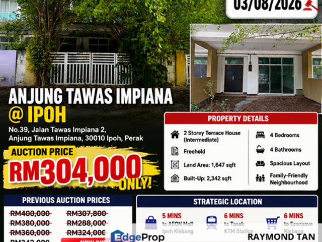 House for sale in Perak, Tanjong Ipoh