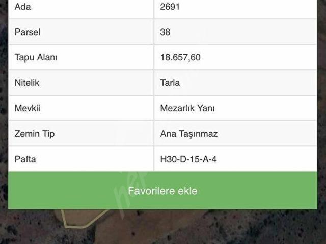 Karayatak Mahallesi, Akyurt içerisinde satılık Arsa