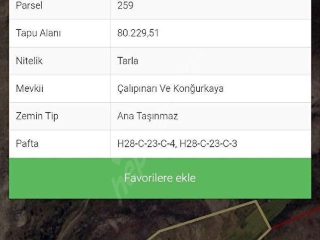 Ayaş, Ankara içerisinde satılık Arsa
