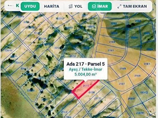 Tekke, Ayaş içerisinde satılık Arsa