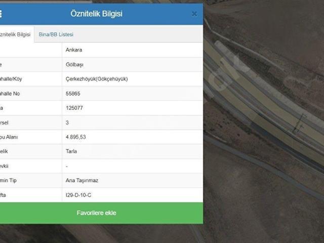 Gölbaşi, Ankara içerisinde satılık Arsa