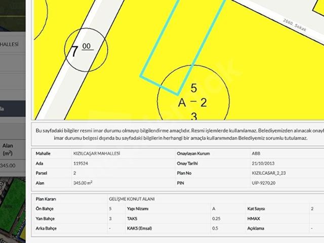 Gölbaşi, Ankara içerisinde satılık Arsa