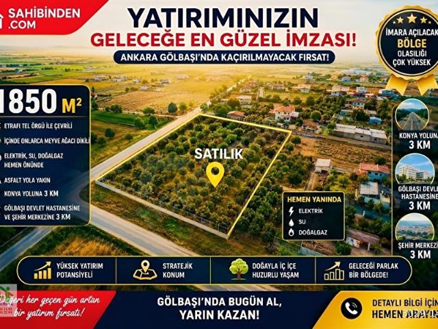 Gölbaşi, Ankara içerisinde satılık Arsa