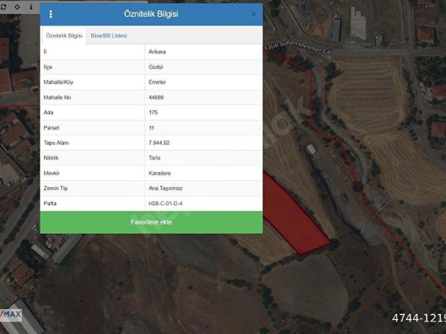 Güdül, Ankara içerisinde satılık Arsa