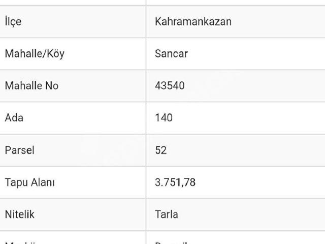 Kazan, Ankara içerisinde satılık Arsa