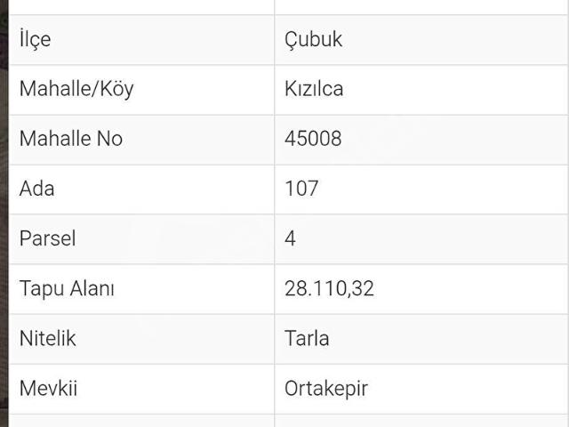Çubuk, Ankara içerisinde satılık Arsa