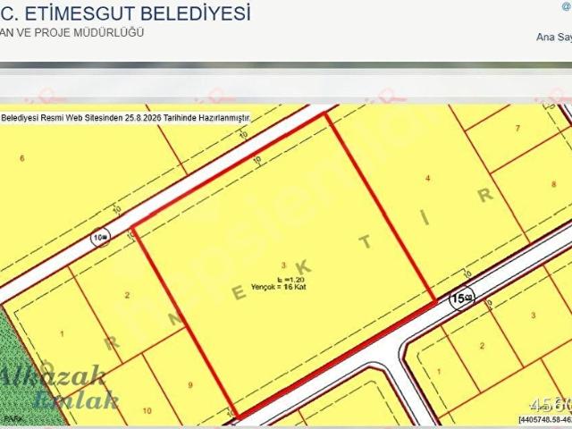 Balıkuyumcu Mahallesi, Etimesgut içerisinde satılık Arsa
