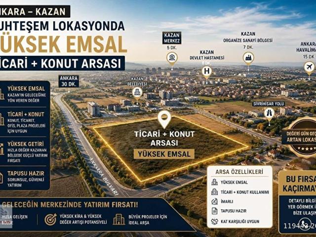 Kazan, Ankara içerisinde satılık Dükkan