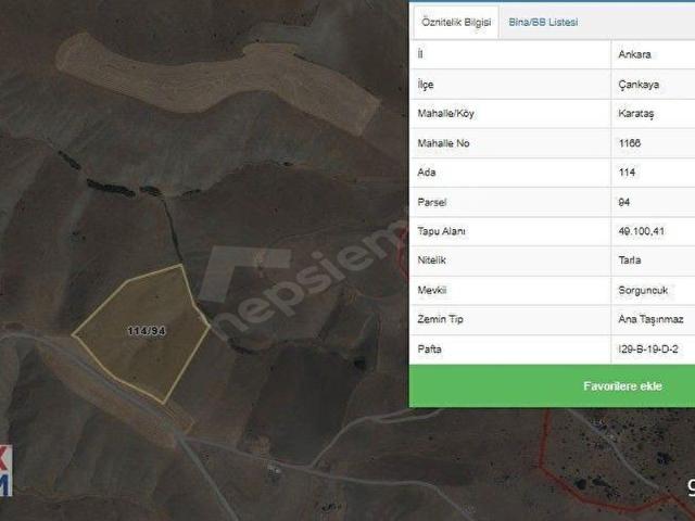 Çankaya, Ankara içerisinde satılık Arsa