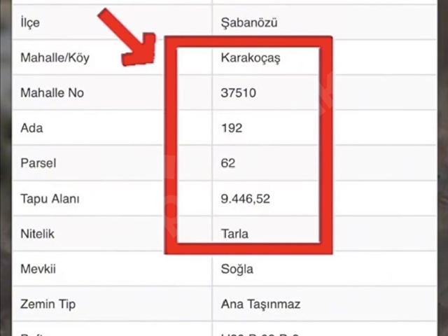 Şabanözü, Çankiri içerisinde satılık Arsa