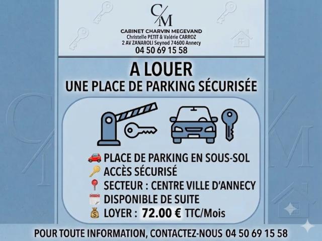 Garage location à Annecy