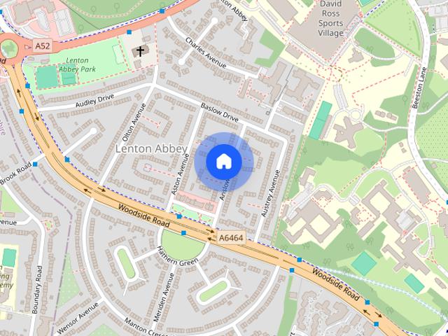 House for rent in Lenton Abbey, City of Nottingham