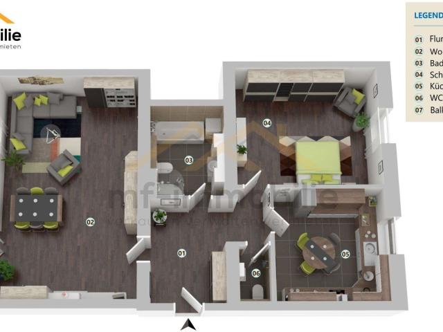 Wohnung mieten in Mariental-Horst, Mariental